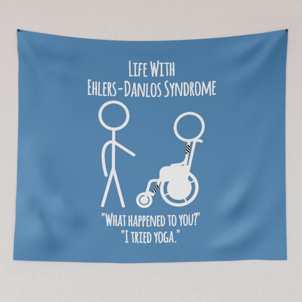 Item preview, EDS Awareness - Have You Tried Yoga Stick Figure Design designed and sold by Jesabee Designs.