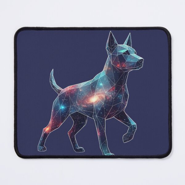 Item preview, Silueta de Perro Galáctico en Paseo Geométrico designed and sold by bsbd-action.