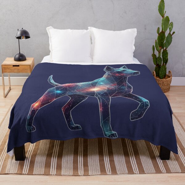 Item preview, Silueta de Perro Galáctico en Paseo Geométrico designed and sold by bsbd-action.