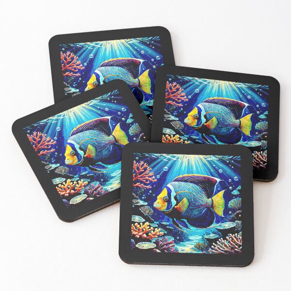 Item preview, Emperor Angelfish gliding#1 designed and sold by Helios Be. Lavsh.