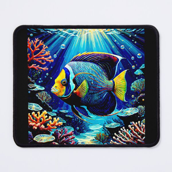 Item preview, Emperor Angelfish gliding#1 designed and sold by Helios Be. Lavsh.