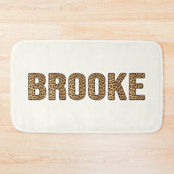 Item preview, Brooke Name Leopard Print designed and sold by Jeallan Designs.