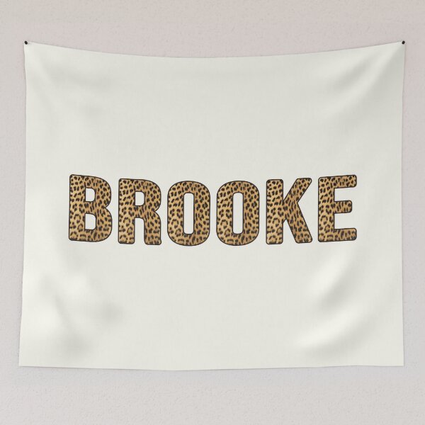 Item preview, Brooke Name Leopard Print designed and sold by Jeallan Designs.