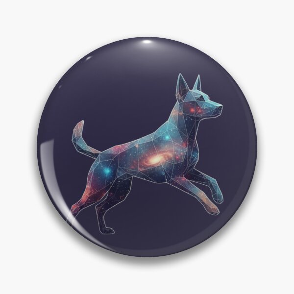 Item preview, Perro Saltando Cósmico: Geometría de Nebulosa designed and sold by bsbd-action.