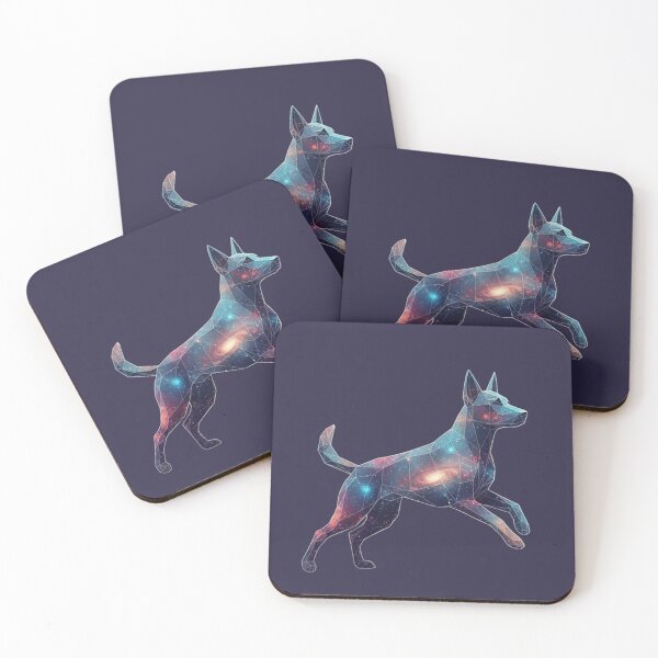 Item preview, Perro Saltando Cósmico: Geometría de Nebulosa designed and sold by bsbd-action.