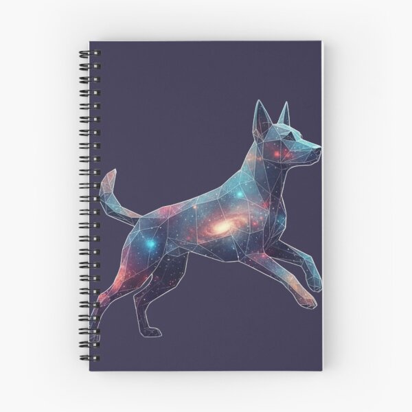 Item preview, Perro Saltando Cósmico: Geometría de Nebulosa designed and sold by bsbd-action.