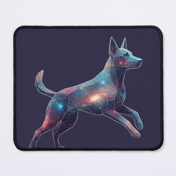 Item preview, Perro Saltando Cósmico: Geometría de Nebulosa designed and sold by bsbd-action.