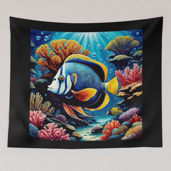 Item preview, Emperor Angelfish gliding#2 designed and sold by Helios Be. Lavsh.