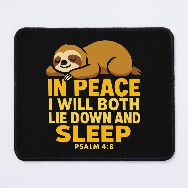 Item preview, Psalm 4:8 In Peace I Will Both Lie Down And Sleep designed and sold by plushism.