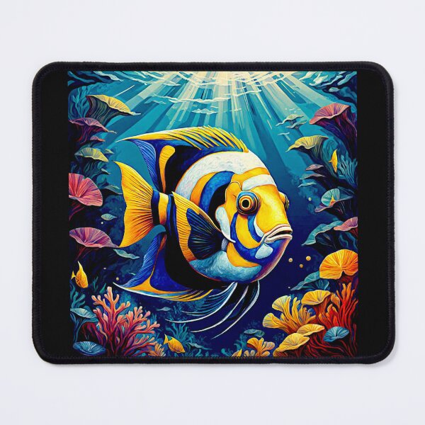 Item preview, Emperor Angelfish gliding#3 designed and sold by Helios Be. Lavsh.