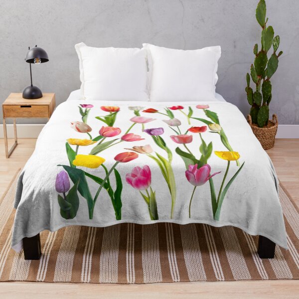 Artikelvorschau, Colorful Tulips – Minimalistisches Frühlingsdesign | Blumen-Liebhaber T-Shirt entworfen und verkauft von SVALANART.