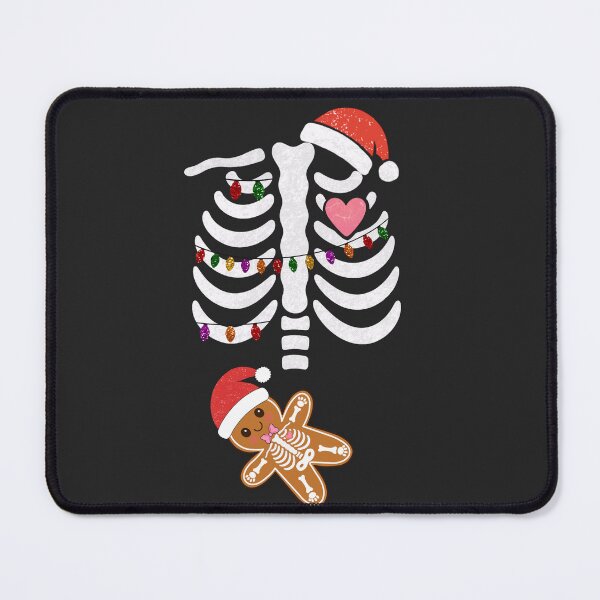 Item preview, Christmas Pregnancy Announcement Funny Skeleton Gingerbread Skeleton Design designed and sold by FreshVibe Prints.