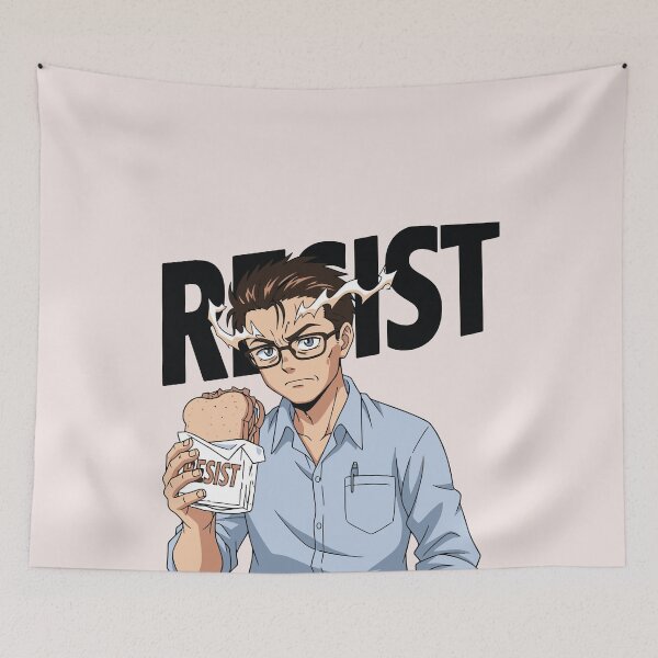 Item preview, Free DC Sandwich Guy Resist Anime | Satire DC Culture #2 designed and sold by animehani.