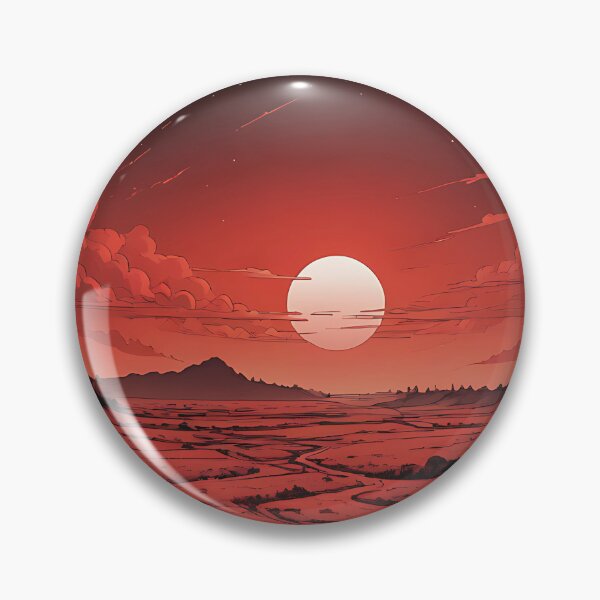 Item preview, Crimson Veil: The Red Fog Over the Plain designed and sold by HorizonHues.