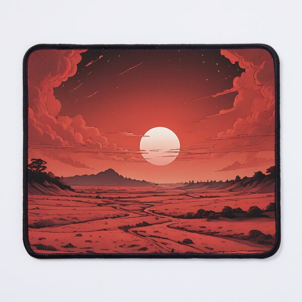 Item preview, Crimson Veil: The Red Fog Over the Plain designed and sold by HorizonHues.