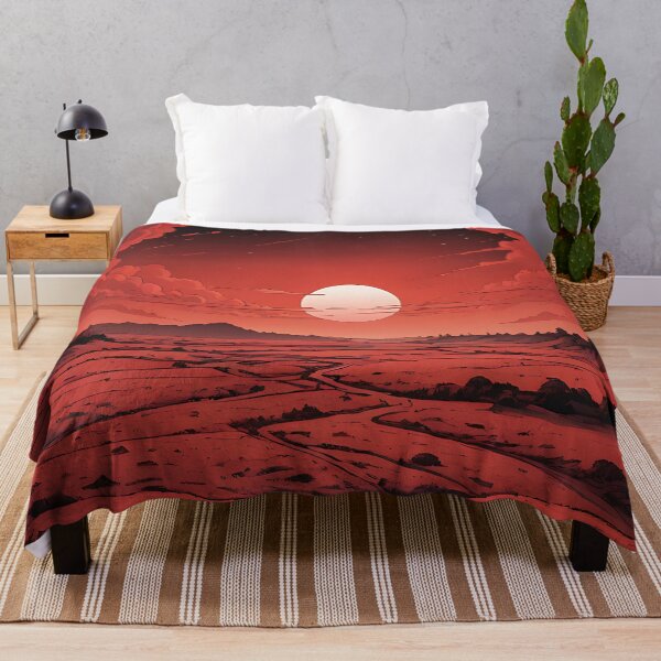 Item preview, Crimson Veil: The Red Fog Over the Plain designed and sold by HorizonHues.