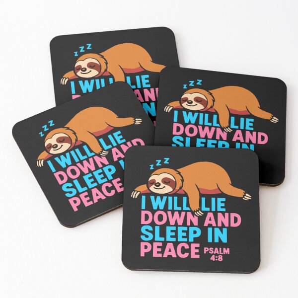 Item preview, Psalm 4:8 I Will Lie Down And Sleep In Peace designed and sold by plushism.