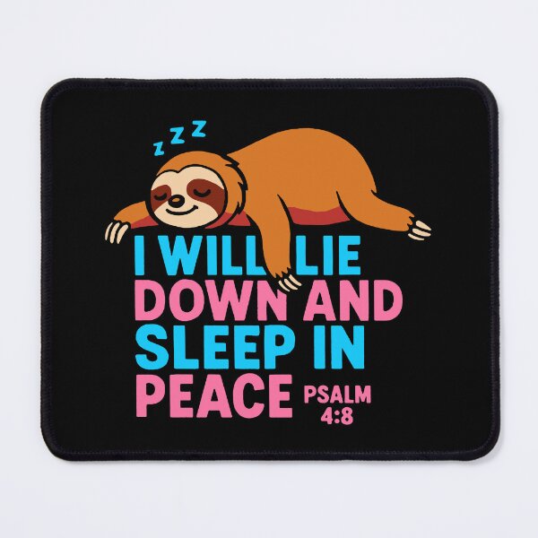 Item preview, Psalm 4:8 I Will Lie Down And Sleep In Peace designed and sold by plushism.