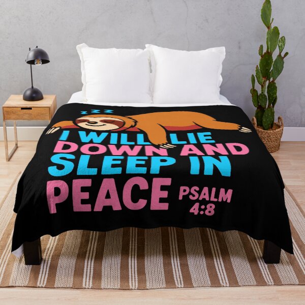 Item preview, Psalm 4:8 I Will Lie Down And Sleep In Peace designed and sold by plushism.