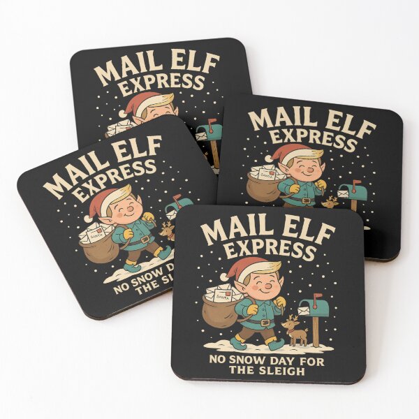 Item preview, Mail Elf Express – Funny Christmas Postal Worker Shirt, Mail Carrier Holiday Gift designed and sold by AddictiveDesign.