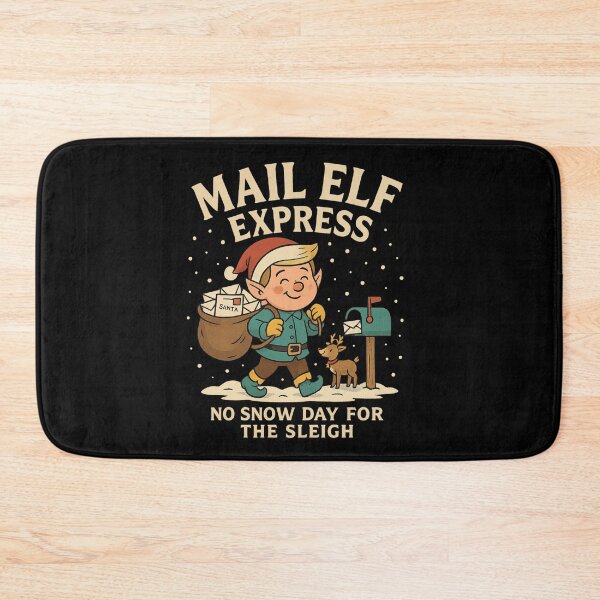 Item preview, Mail Elf Express – Funny Christmas Postal Worker Shirt, Mail Carrier Holiday Gift designed and sold by AddictiveDesign.