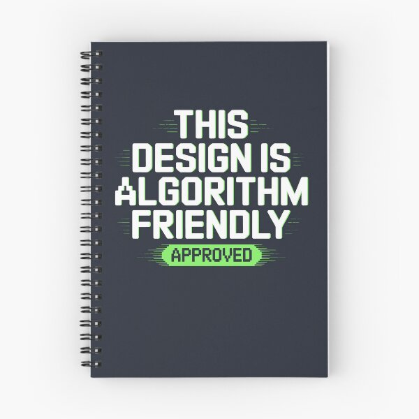 Item preview, Algorithm Friendly Minimalist Conceptual Art Print designed and sold by SplashTastic.