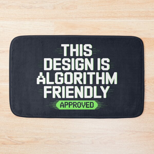 Item preview, Algorithm Friendly Minimalist Conceptual Art Print designed and sold by SplashTastic.
