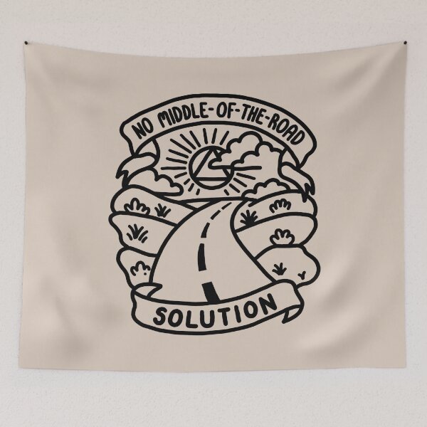 Item preview, No Middle-Of-The-Road Solution designed and sold by veampleo.
