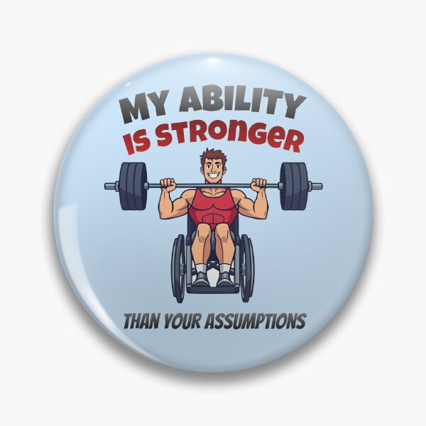 Item preview, My Ability Is Stronger Than Your Assumptions - Cartoon Style designed and sold by Ivy-Triggs.