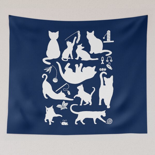 Item preview, Cat Silhouettes Design – For True Cat Lovers designed and sold by SVALANART.