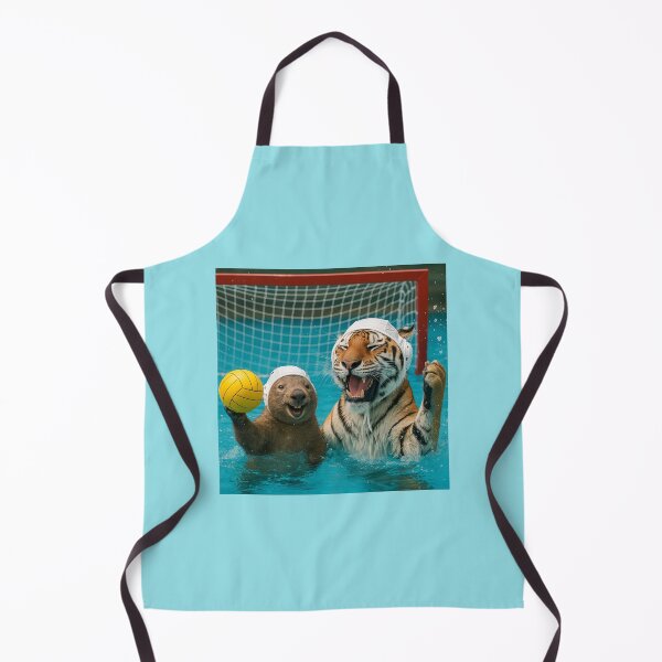 Item preview, A Wombat and Tiger Play Waterpolo designed and sold by Tridentulus.