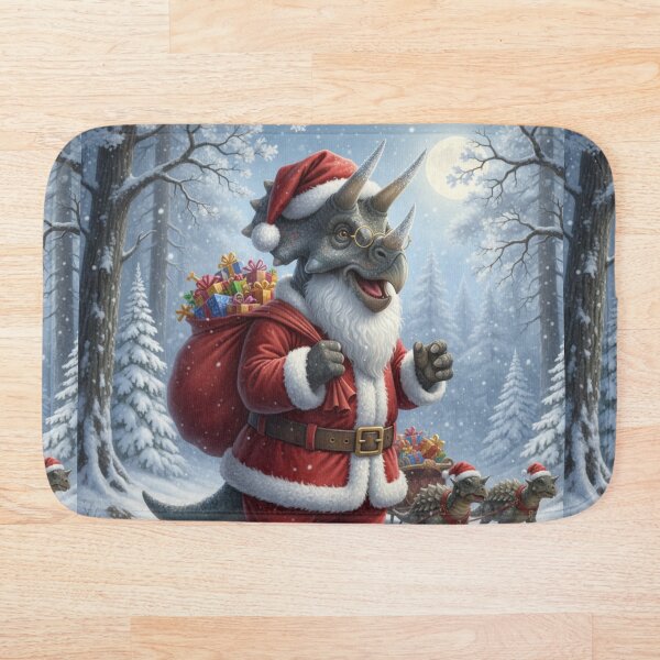 Item preview, Triceratops santa  designed and sold by HuntsmithMerch.