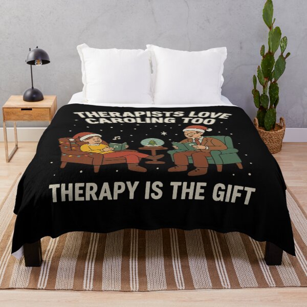 Item preview, Therapists Love Caroling Too – Funny Therapist Christmas Shirt, Holiday Gift for Counselors & Psychologists designed and sold by AddictiveDesign.