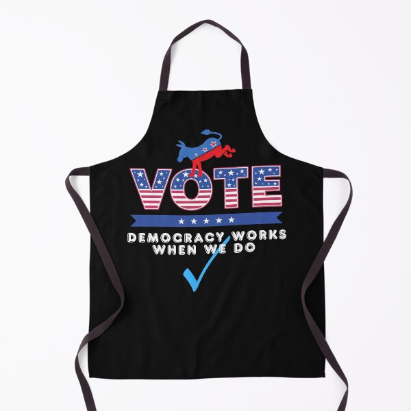 Item preview, Democracy Works When We Do Vote Blue Political Design designed and sold by EarthArtDesigns.