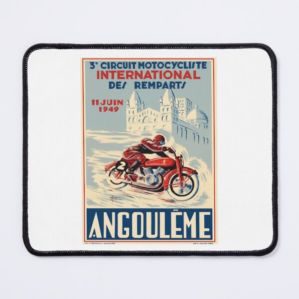 Item preview, 3° Circuit Motocycliste International des Remparts Angouleme 1949 designed and sold by CharlieDesings.