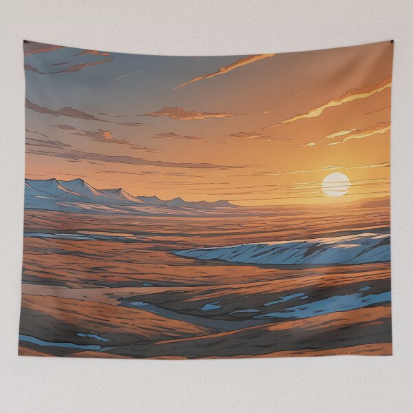 Artikelvorschau, Bronzenes Licht über der Tundra entworfen und verkauft von HorizonHues.