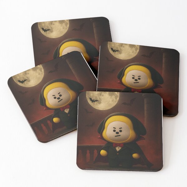 Item preview, BT21 Halloween Bts Chimmy— Cute BT21 Horror Parody Sticker designed and sold by Crazy-universe.