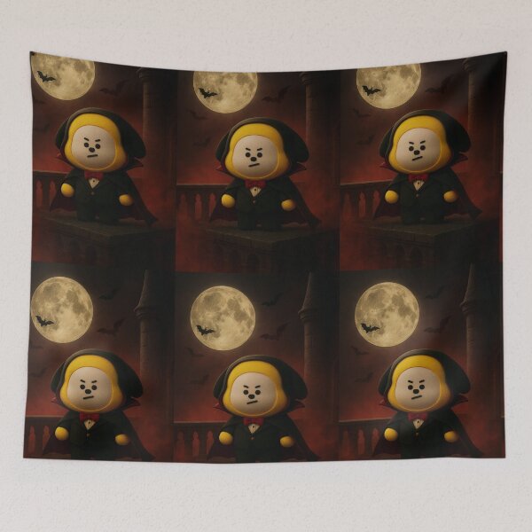 Item preview, BT21 Halloween Bts Chimmy— Cute BT21 Horror Parody Sticker designed and sold by Crazy-universe.