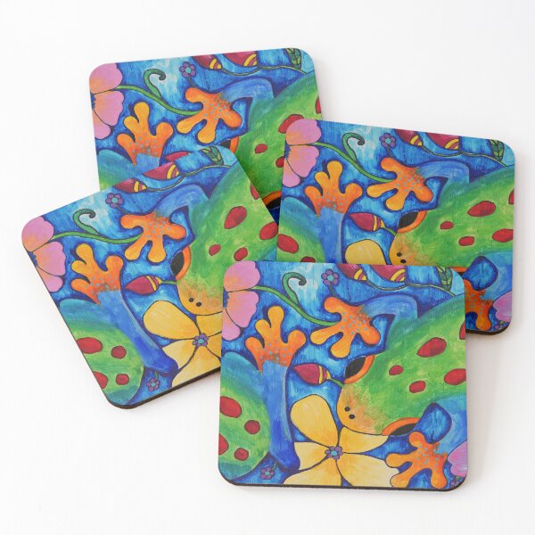 Item preview, Frogs Of Fancy Floral Art designed and sold by Sharon Cummings Art.
