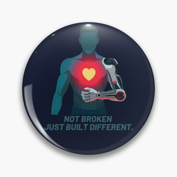 Item preview, Not Broken, Just Built Different – Disability Empowerment Design designed and sold by Ivy-Triggs.