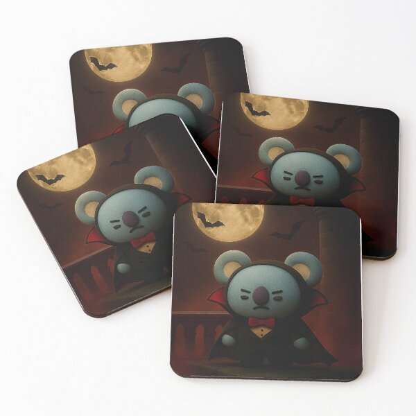 Item preview, BT21 Halloween Bts Koya— Cute BT21 Horror Parody Sticker designed and sold by Crazy-universe.