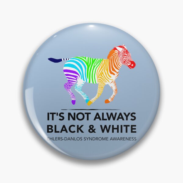 Item preview, Colorful EDS Zebra: It's Not Always Black and White designed and sold by Designs by Jesabee.