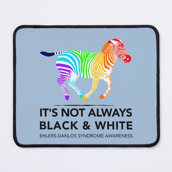 Item preview, Colorful EDS Zebra: It's Not Always Black and White designed and sold by Designs by Jesabee.