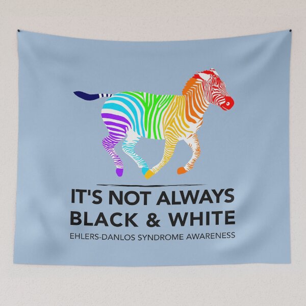 Item preview, Colorful EDS Zebra: It's Not Always Black and White designed and sold by Designs by Jesabee.