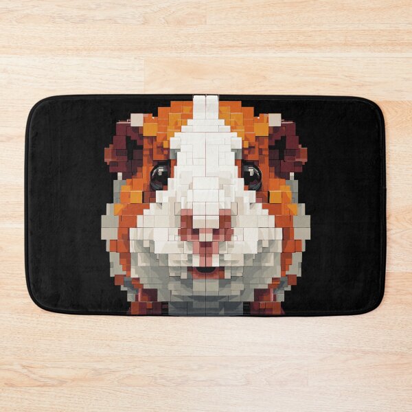 Item preview, Cute pixelated guinea pig – retro gaming design designed and sold by drizzd.