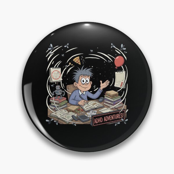 Item preview, ADHD - Focus Is A Concept, Not A Skill - Me At The Office  designed and sold by Folk and Flux.