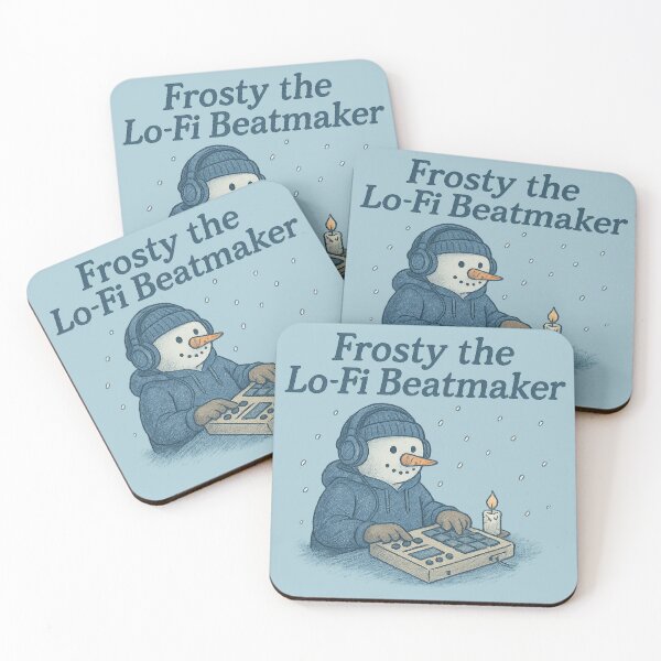 Artikelvorschau, Frosty, der Lo-Fi-Beatmaker entworfen und verkauft von peaknerd.