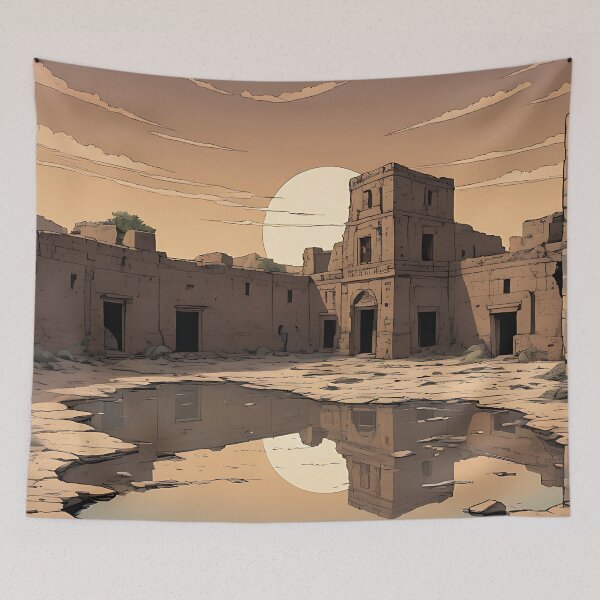 Item preview, Ruins of an Ancient Oasis designed and sold by HorizonHues.