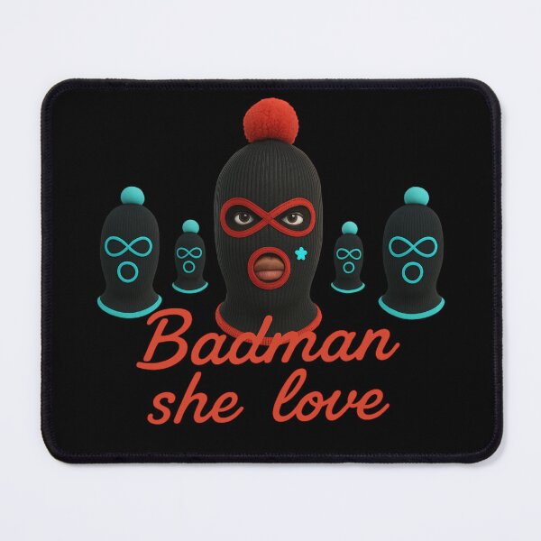 Item preview, Badman She Love Shake It To The Max Jamaican Dancehall – Minimal Neon Mask Streetwear Design designed and sold by Mikhail Lovelace.
