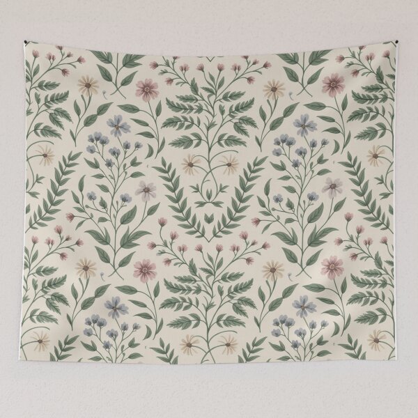 Item preview, Grandmacore Quiet Romance   – Botanical Meadow Pattern By Heritage Hive Studio designed and sold by Heritage Hive Studio.